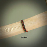 This shows a picture of our Harakeke hand plaited necklace cord.